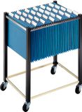 Leitz hangmappen-trolley, DIN A4/DIN A3, 4 zwenkwielen, bruin