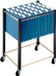 Leitz hangmappen-trolley, DIN A4/DIN A3, 4 zwenkwielen, bruin