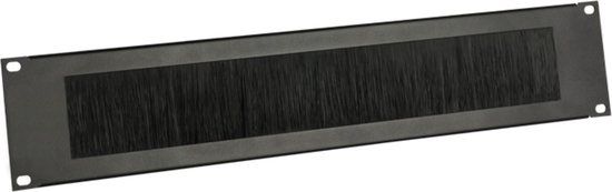 Adam Hall 87222BRUSH rackpaneel2HE met borstelstrip - Rack - Panelen
