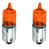 Cyclingcolors 2 x Lampen, 12 V, 23 W, BA9S, Oranje
