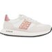Moschino Dune Baskets en daim et cuir de veau Blanc