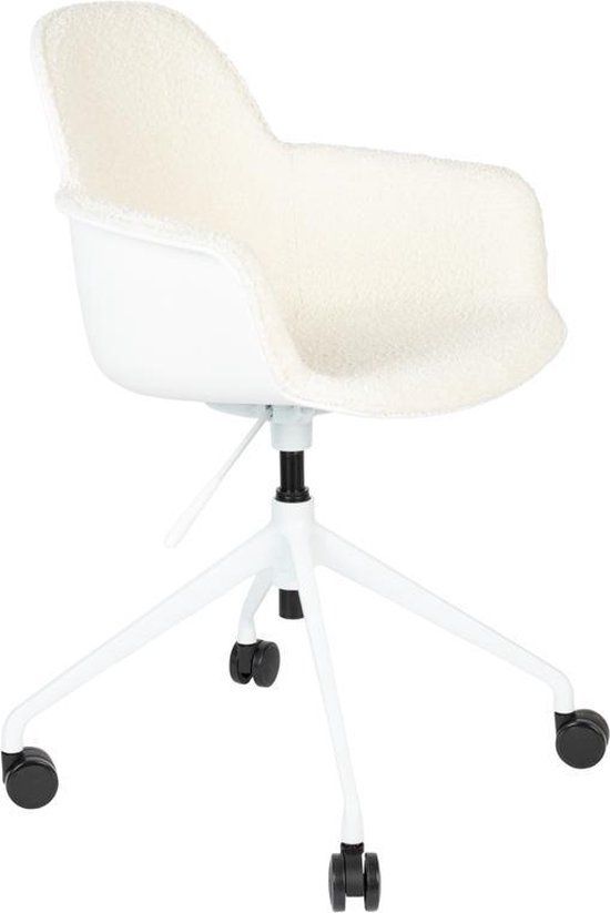 Zuiver Albert Kuip Bureaustoel Wit - Met Armleuning