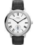 Timex Waterbury Metropolitan TW2Y23100 Horloge - Leer - Zwart - Ø 39 mm
