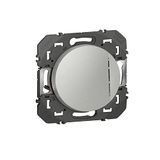 Legrand LEG95232 VV 10 A LUM Compo Dooxie interrupteur ou va-et-vient avec voyant aluminium