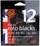 Rotosound R12-60 Roto Blacks Elektrische Gitaarsnaren (12-60)