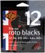 Rotosound R12-60 Roto Blacks Elektrische Gitaarsnaren (12-60)