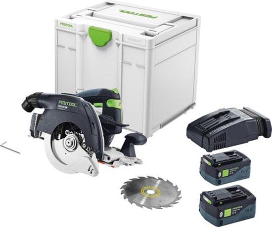 Festool HKC 55 5.0 EBI-Plus-SCA Accu Pendelkapzaag 18V 5.0Ah - 577678