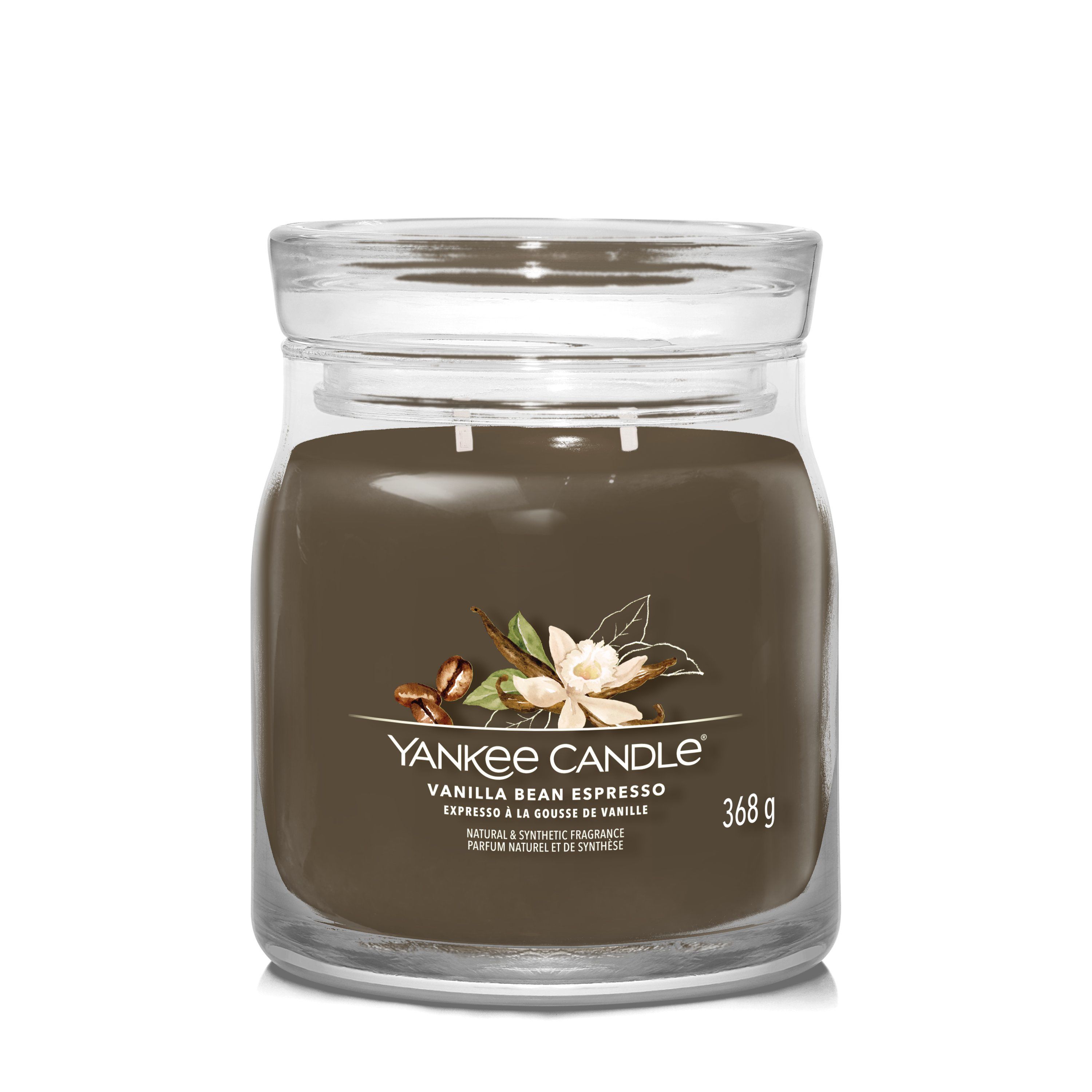 Yankee Candle Vanilla Bean Espresso Signature Medium Jar - Brown - 50 Hours