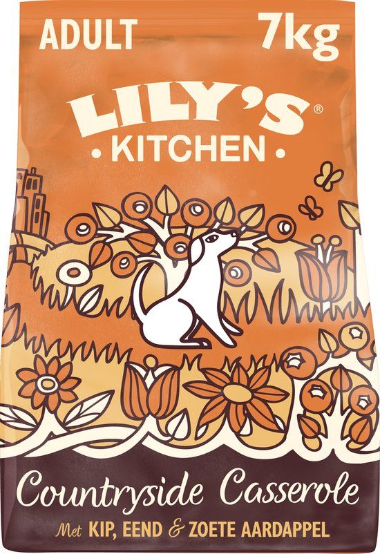 Lily's Kitchen Stoofpotje Countryside - Hondenvoer Droogvoer - Kip & Eend - 7 kg