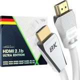 KabelDirekt 8K HDMI 2.1b kabel – 3m, wit