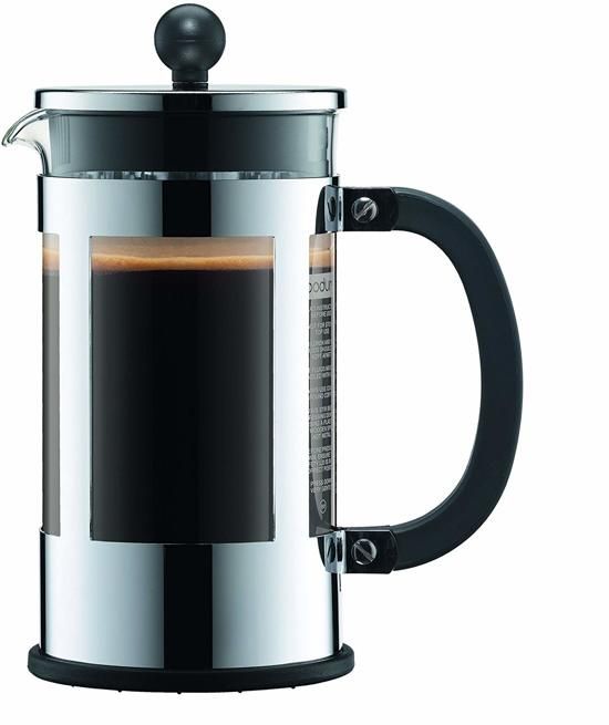 Bodum Kenya Cafetière - 8 Cups - 1.0 L - Stainless Steel