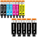 Canon multipack de 13 cartouches d'encre 580XXL/581XXL pour Canon PIXMA