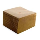 MORIGAMI Papieren servetten, natuur, 30 x 30 cm, 100 stuks, 2-laags, glad, met rand, hoog absorptievermogen, wegwerp voor horeca, restaurants, evenementen en catering