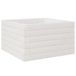 VidaXL Plantenbak 40x40x23 cm massief grenenhout wit