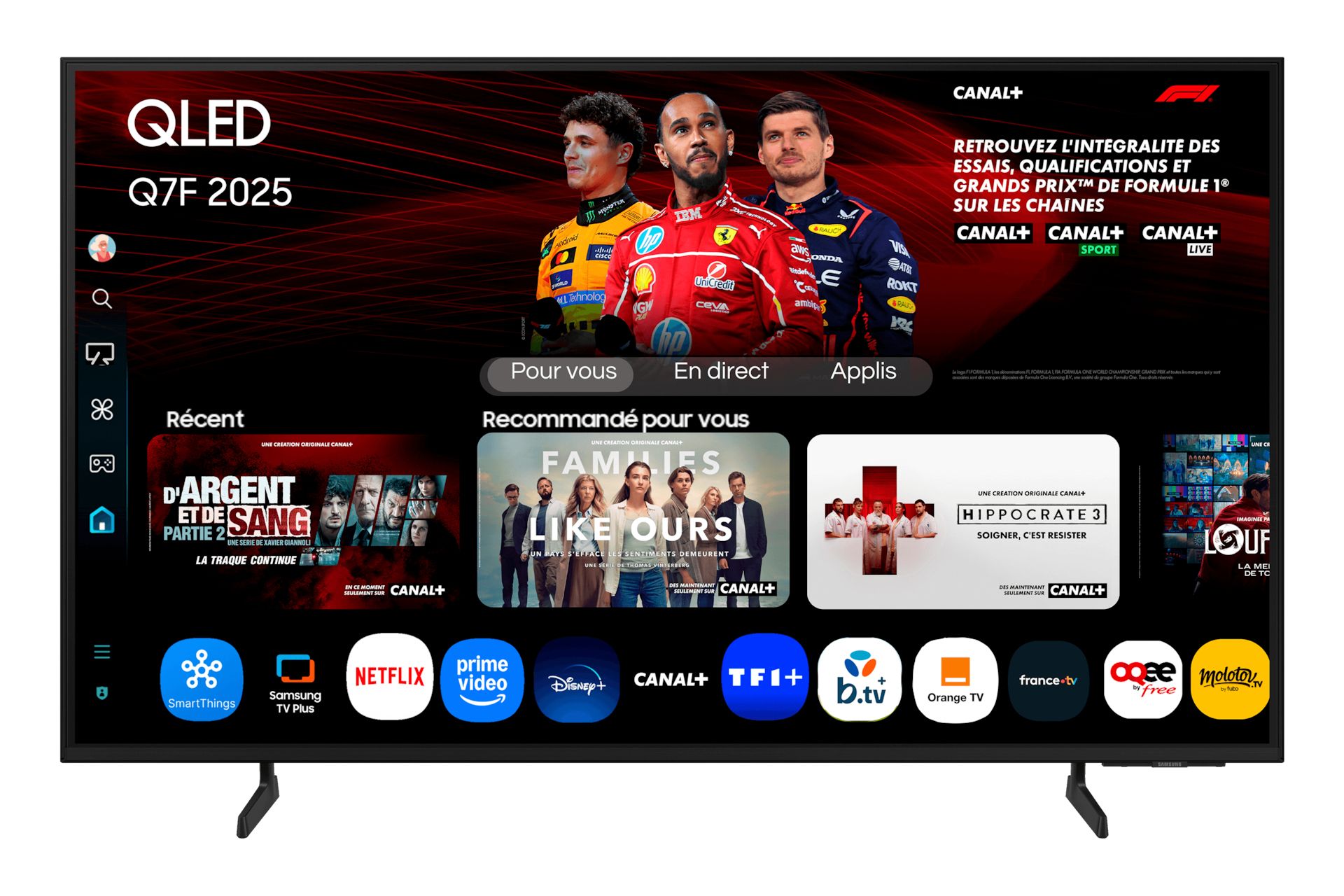 Samsung TQ55Q7F / QLED screen / 55 inch / 2025