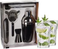 Excellent Houseware Set pour faire des cocktails 5 pièces avec 4 verres à Mojito 410 ml