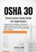 OSHA 30 Construction Study Guide for Supervisors