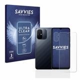Savvies Screenprotector voor Xiaomi Redmi 12C (Voor+Camera) - Folie Beschermfolie transparant 6 Stuks