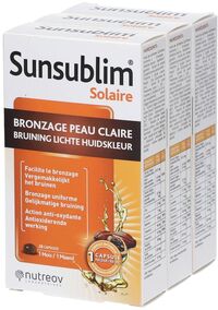 Nutreov Sunsublim Bruinen Lichte Huid TRIO
