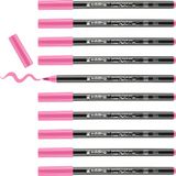 edding 4200 porseleinstift - roze - 10 pennen - penseelpunt 1-4 mm