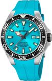 Festina Herenhorloge Analoog van Roestvrij Staal en Rubber Blauw