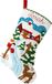 Bucilla Kerstmis, Winter Dagen 18 "Vilt Applique Stocking Making Kit, Perfect voor DIY Vakantie Needlepoint Arts and Crafts, 89464E