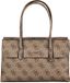 GUESS Kiera Tote Latte Logo Schoudertas Lichtbruin