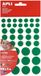 Apli Kids Stickers colorées - 5 formes - Bleu | Jaune | Rouge | Vert