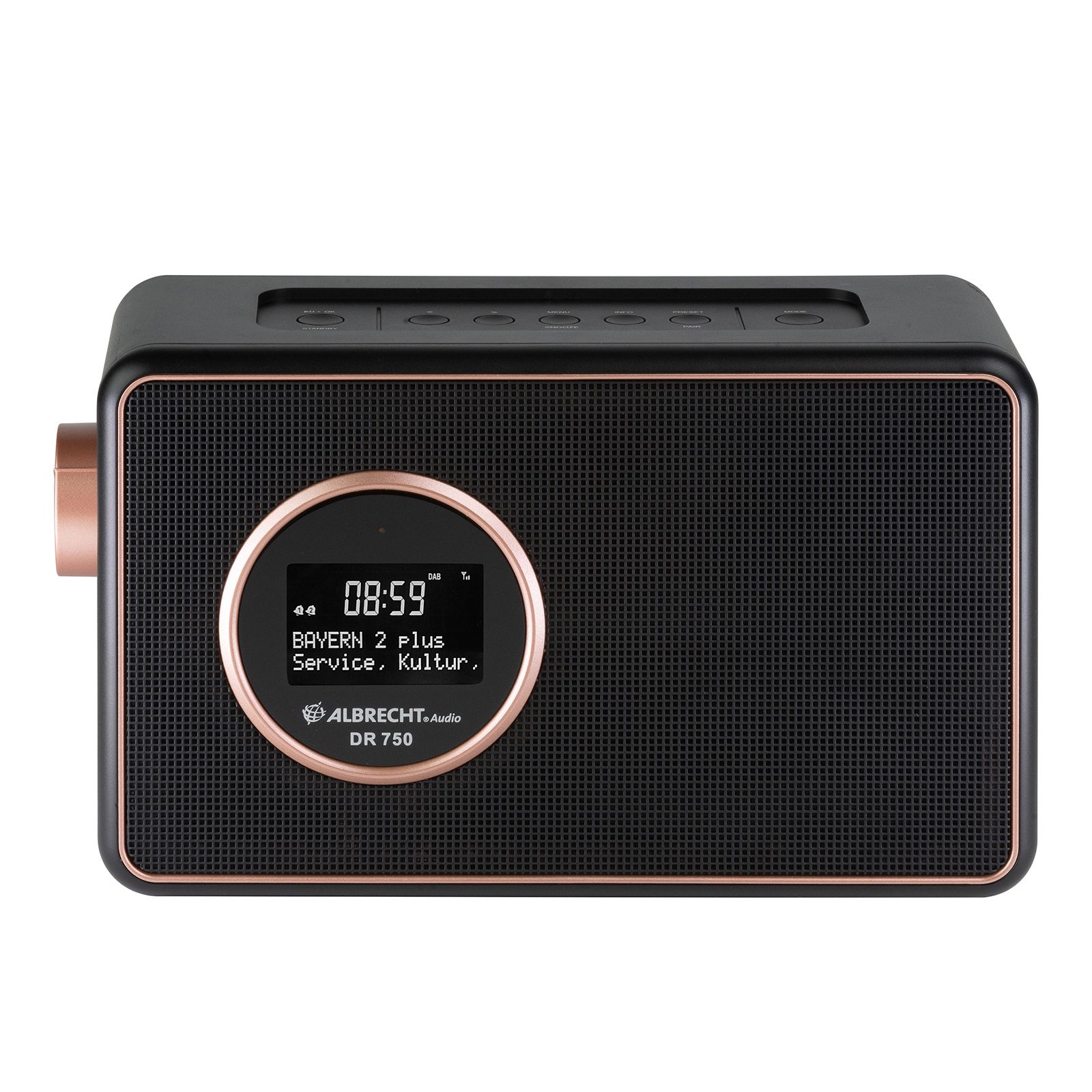 Albrecht audio Albrecht DR 750 - DAB+ Radio - FM - Bluetooth - Zwart