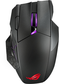 ASUS ROG Spatha X Gaming Mouse - 19000 DPI - Wireless - Black