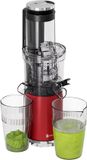 KitchenBrothers Slowjuicer - Sapcentrifuge - Verticaal - Juicer - Groenten en Fruitpers - 80 mm - 750 ml - Rood