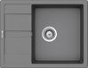 SCHOCK Manhattan D-100 Croma Compacte Keukenspoelbak 65 x 50 cm Lichtgrijs Graniet
