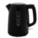 Adler 1,0L 2200W waterkoker, zwart-compact, veilig met draaibare basis en STRIX-systeem