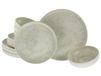 CreaTable, 23714, Serie Uno Athena, 12-delige serviesset voor 4 personen, bordenset van aardewerk, vaatwasser- en magnetronbestendig, Made in Portugal