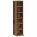 vidaXL Cd-kast 21x20x88 cm bewerkt hout oud houtkleurig