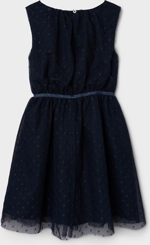 NAME IT NKFVABOSS Meisjes Jurk - Maat 110 - Dark Sapphire