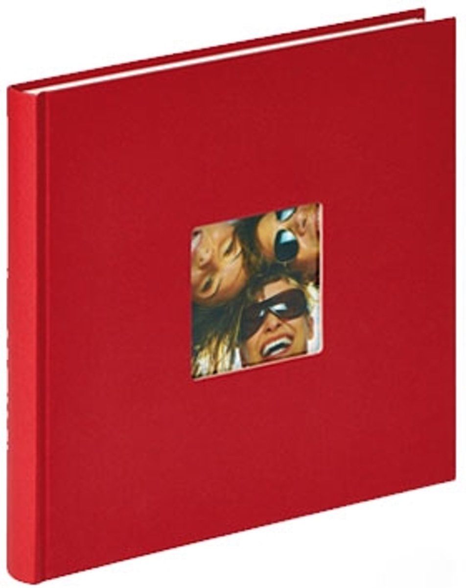 Walther Design FA 205 R Fun Fotoalbum 25 x 26 cm Rood 40 pagina's