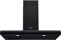 Whirlpool WHBS 92F LT K Muurmontage Zwart, Roestvrijstaal Afzuigkap
