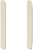 VidaXL Hoofdbord oor crème 80 x 16 x 4 cm pvc