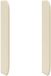 VidaXL Hoofdbord oor crème 80 x 16 x 4 cm pvc