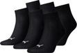 Puma 6-Paar Sneaker sokken met zachte badstof zool - Ademend mesh gedeelte - Elastisch katoen- Wit - Zwart - Grijs - 38