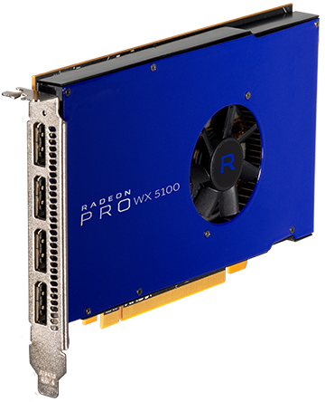 AMD Radeon Pro WX 5100 - Videokaart - 8 GB