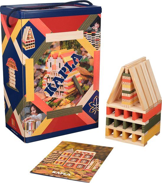 KAPLA KAPLA Barrel Constructiespeelgoed HERFST DOOS 200 Plankjes