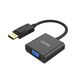 UNITEK Y-5118E Adaptateur DisplayPort vers VGA, Noir