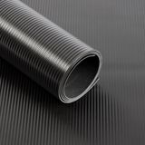 FLOORDIREKT PVC Vloerstroken - Rubbermat - Zwart - 120 x 200 cm