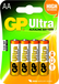 GP Batteries Ultra Alkaline AA - 4 stuks