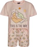 Star Wars The Mandalorian - This Is The Way Pyjama lichtroze Katoen Vrouwen XL