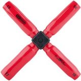 KS Tools Clé cruciforme avec isolation de protection, 10 x 13 x 14 x 17 mm 117.1720