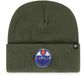 47Brand Edmonton Oilers NHL Haymaker Beanie Groen Wol Unisex One Size