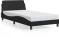 vidaXL Bedframe "Dover" Kunstleer Zwart 100x200 cm